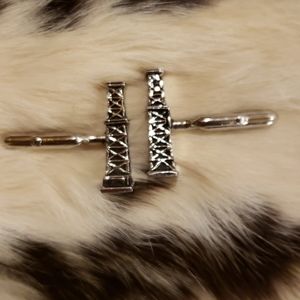 Oilwell Mens Cufflinks Vintage @Landman